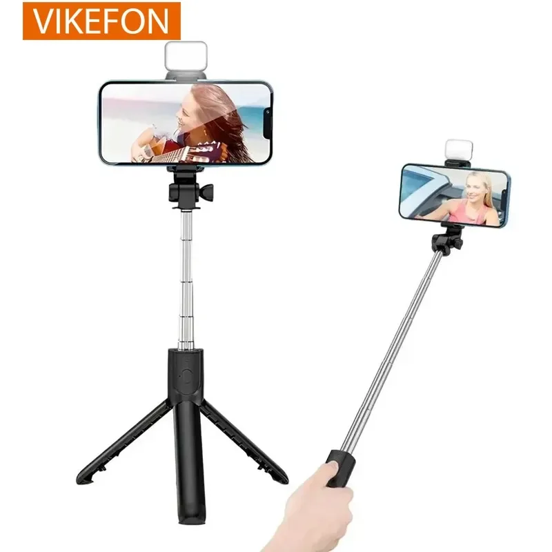 360 Rotation Selfie Stick Toneof Tripod Photo Pole Multi Mode Camera Material Retractable And Mini Cell Phone Selfie Artifact