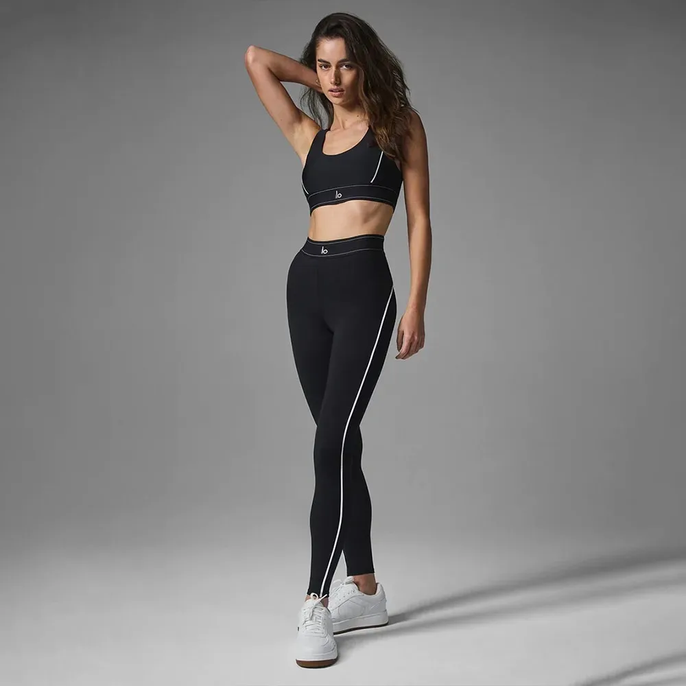 LO Yoga Set Airlift Suit Up Bra High-Waist Suit Up Legging Side Split Top Yoga Workout Suit Women's Yoga Sets Sports Clothing