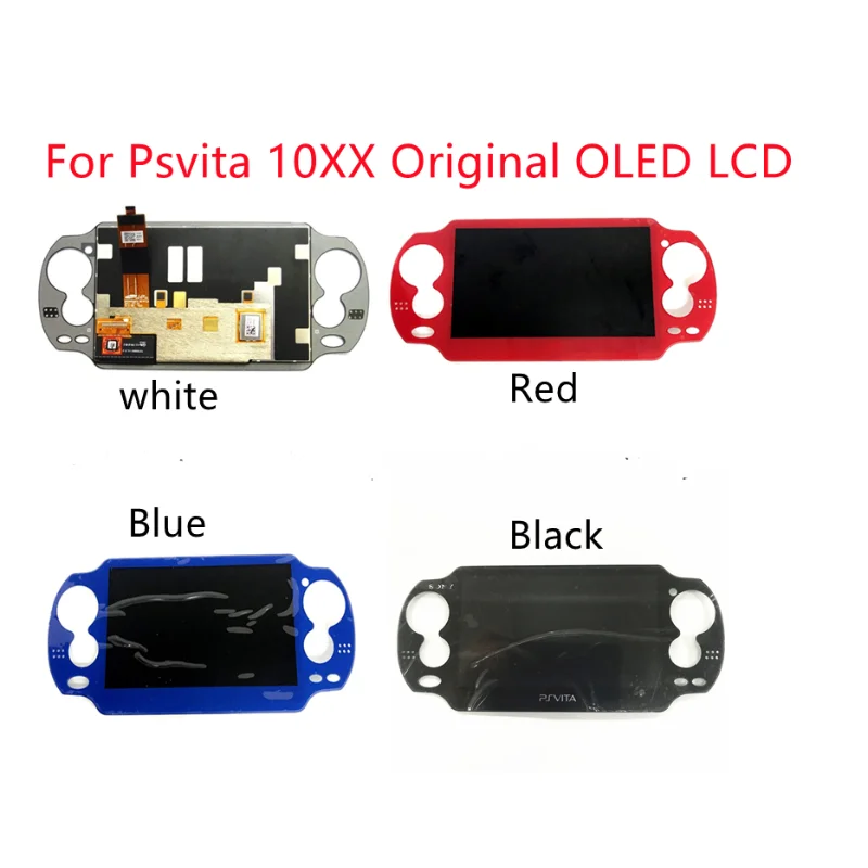 Free SD2VITA 5.0+Original New for Ps Vita 1000 for Psvita 1000 OLED Lcd Display with Touch Screen Digital Assembled+frame