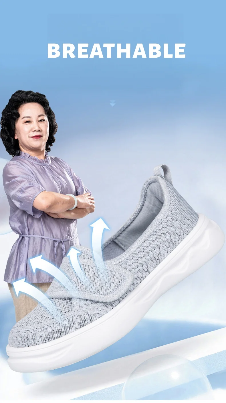 

Women's Lightweight Hiking Shoes Velcro Fastening Casual Fashionable Durable Breathable