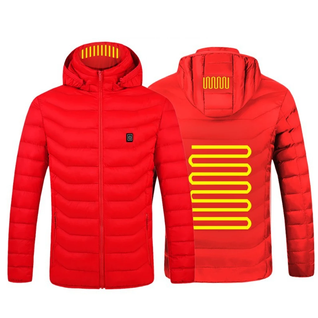 Heat Jacket For Men Fast Heating Technology Winter Jacket Warm And Warm Heated Jackets For Men Wind