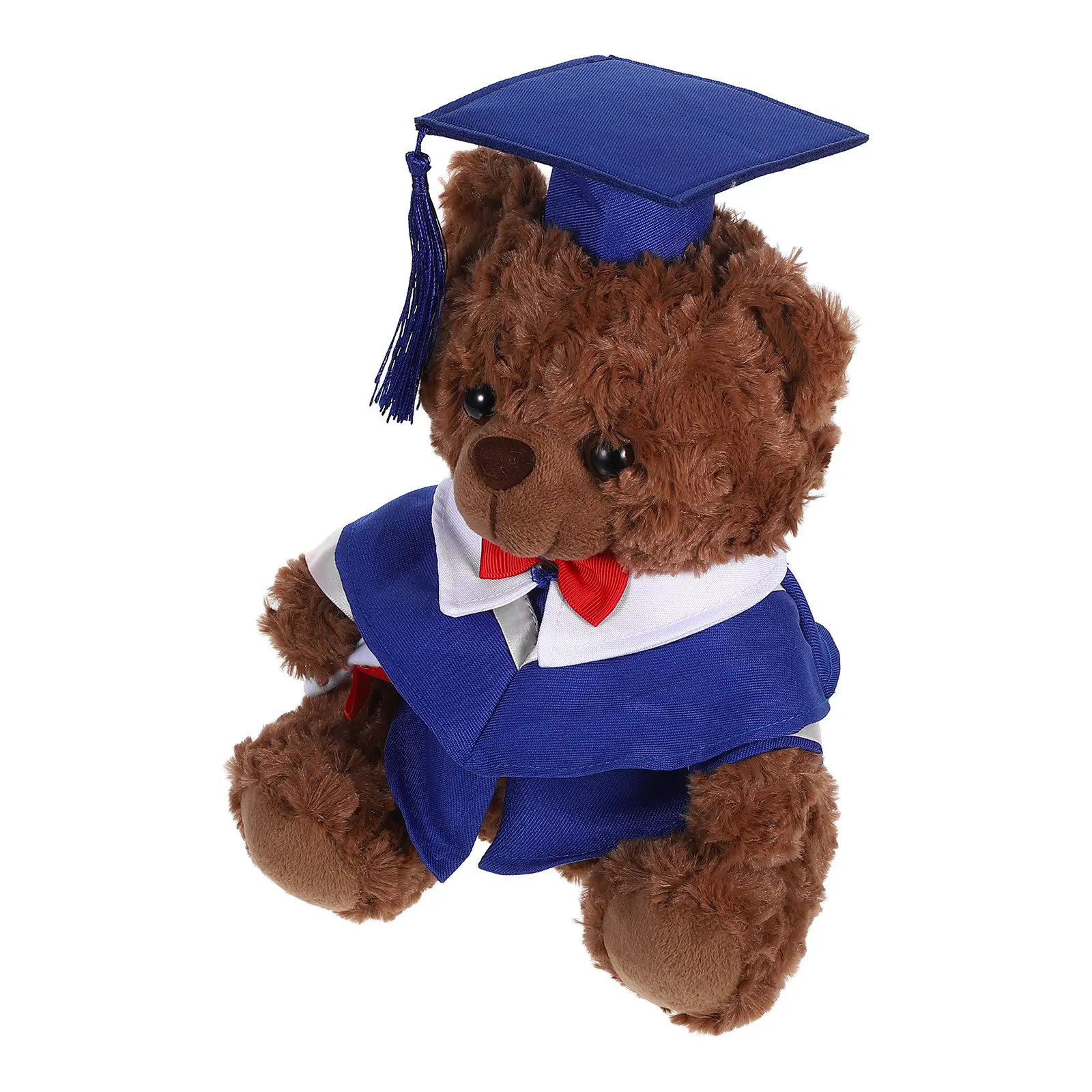 Graduation Bear Doctor Costume Soft Stuffed Animal Adorable Cartoon Design Ideal for Boys Girls Kids Girlfriend Boyfriend