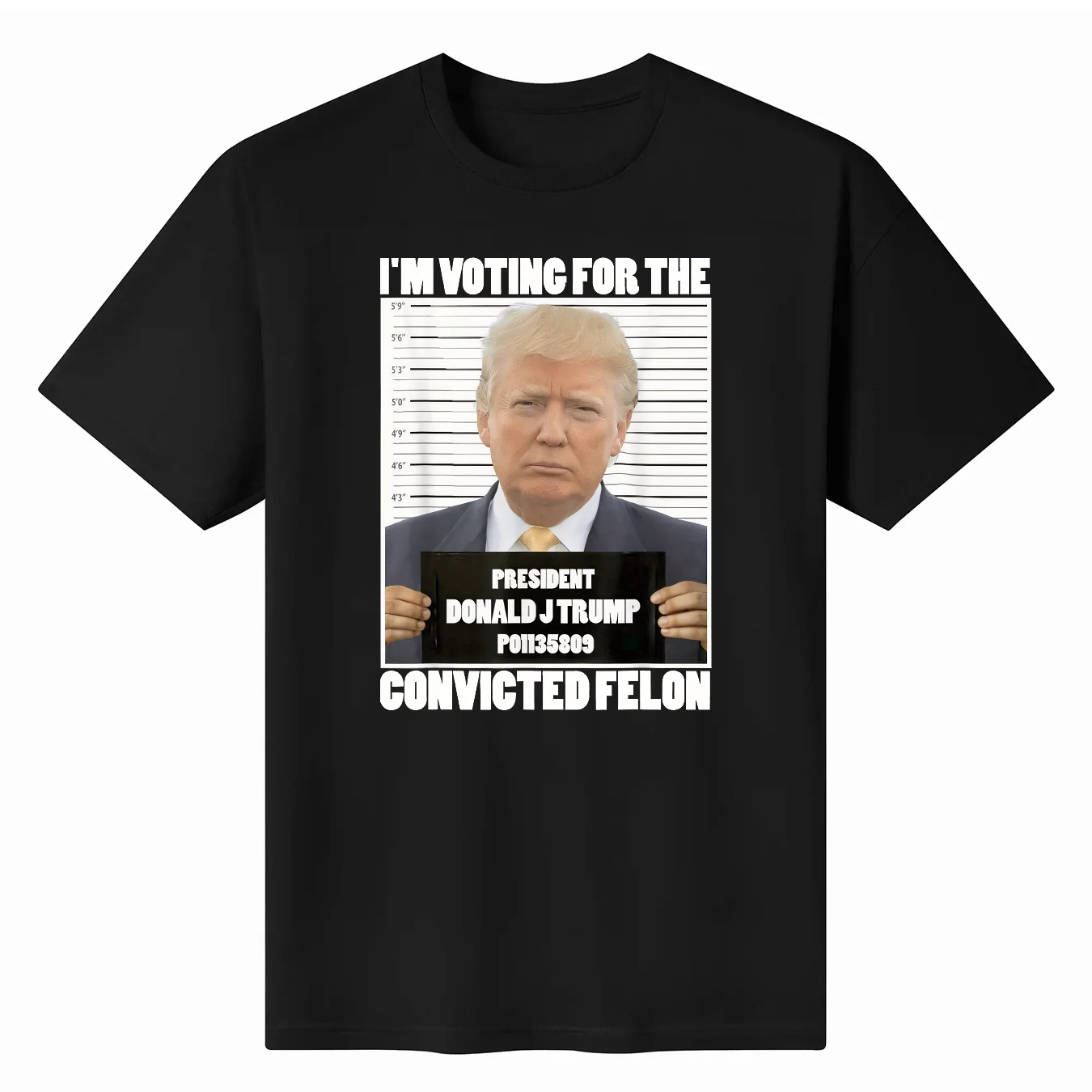 I'm Voting For The Convicted Felon Funny Pro Trump T-Shirt