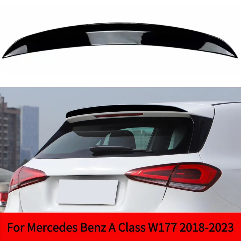 

Car Rear Trunk Roof Spoiler For Mercedes Benz A Class W177 2018-2023 A160 A180 A200 A220 A45 A35 Hatchback AMG Tail Wing Spoile