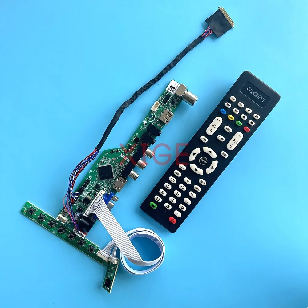 

Kit Driver Controller Board For LTN173KT03-B01 LTN173KT03-H01 Analog TV HDMI+VGA+AV+USB 1600x900 40-Pin LVDS Laptop Screen 17.3"