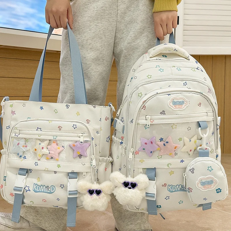 large-capacity-backpack-set-for-girls-student-backpack-with-two-piece-set-shoulder-bag-backpack