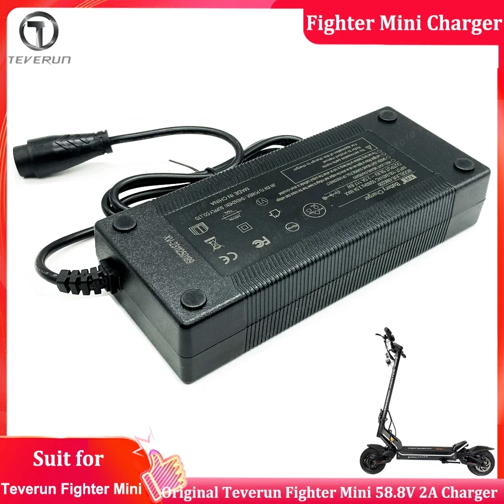 Official Teverun Fighter Mini Charger 58.8V 2A Teverun Fighter Mini Pro Charger 67.2V 1.75A Teverun Fighter Mini Charger Part