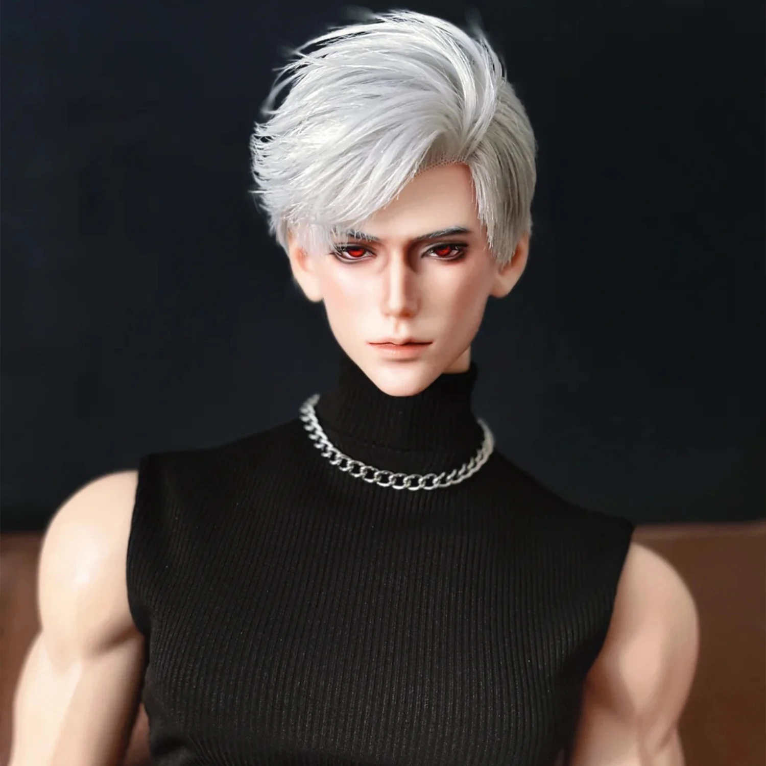 Ball Jointed Body 1/3 AM77 Male Muscular Body Wide Shoulders Narrow Waist Resin Figure Toy for Collection