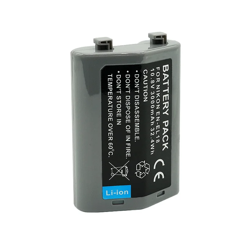 3000mAh EN-EL18 Replacement Battery for Nikon D6 D5 D4 D4S D500 D850 D810 D800 High Capacity Power for Professional DSLR Camera - Image 3