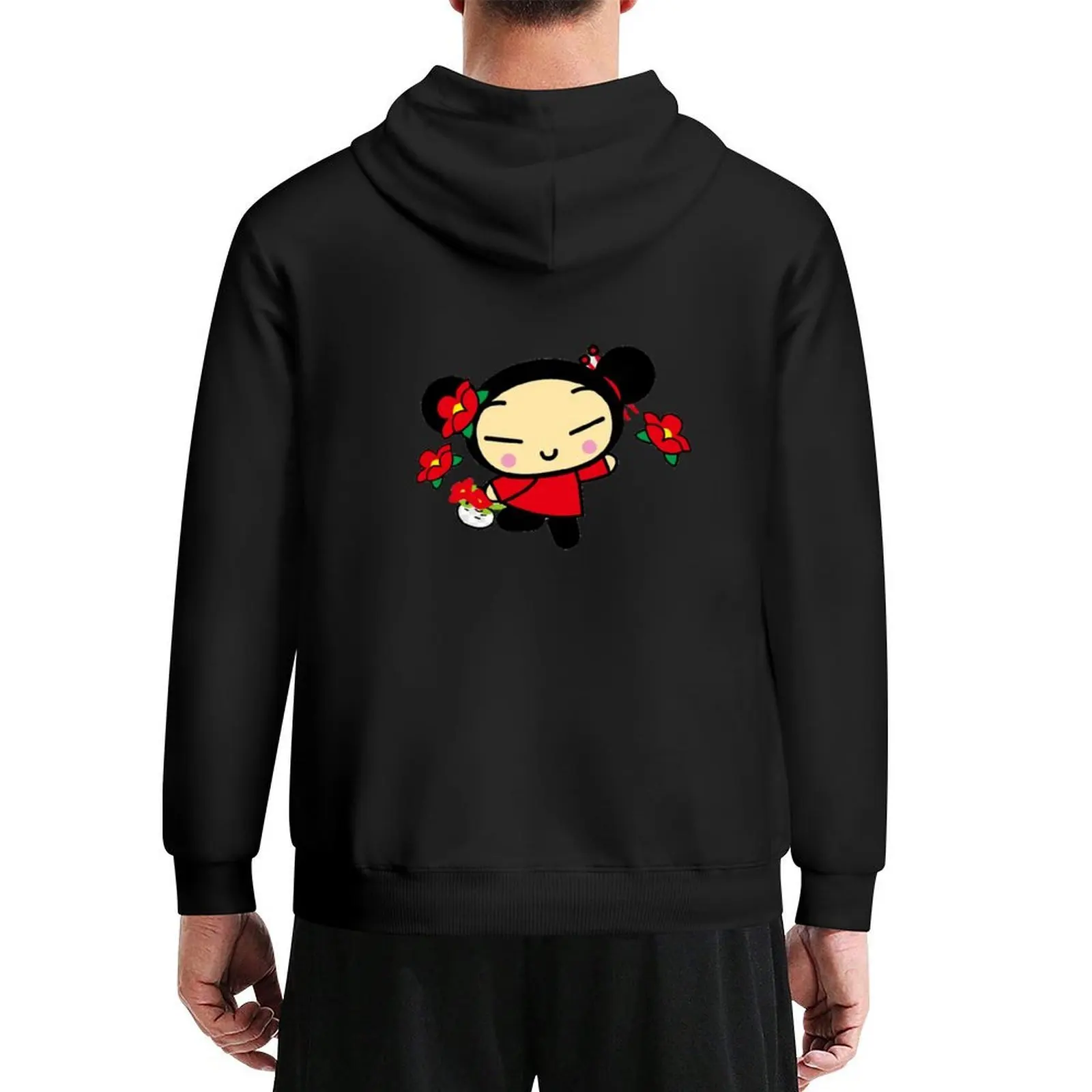 

funny love pucca Hoodie mens designer clothes anime clothes mens clothes autumn tracksuit men