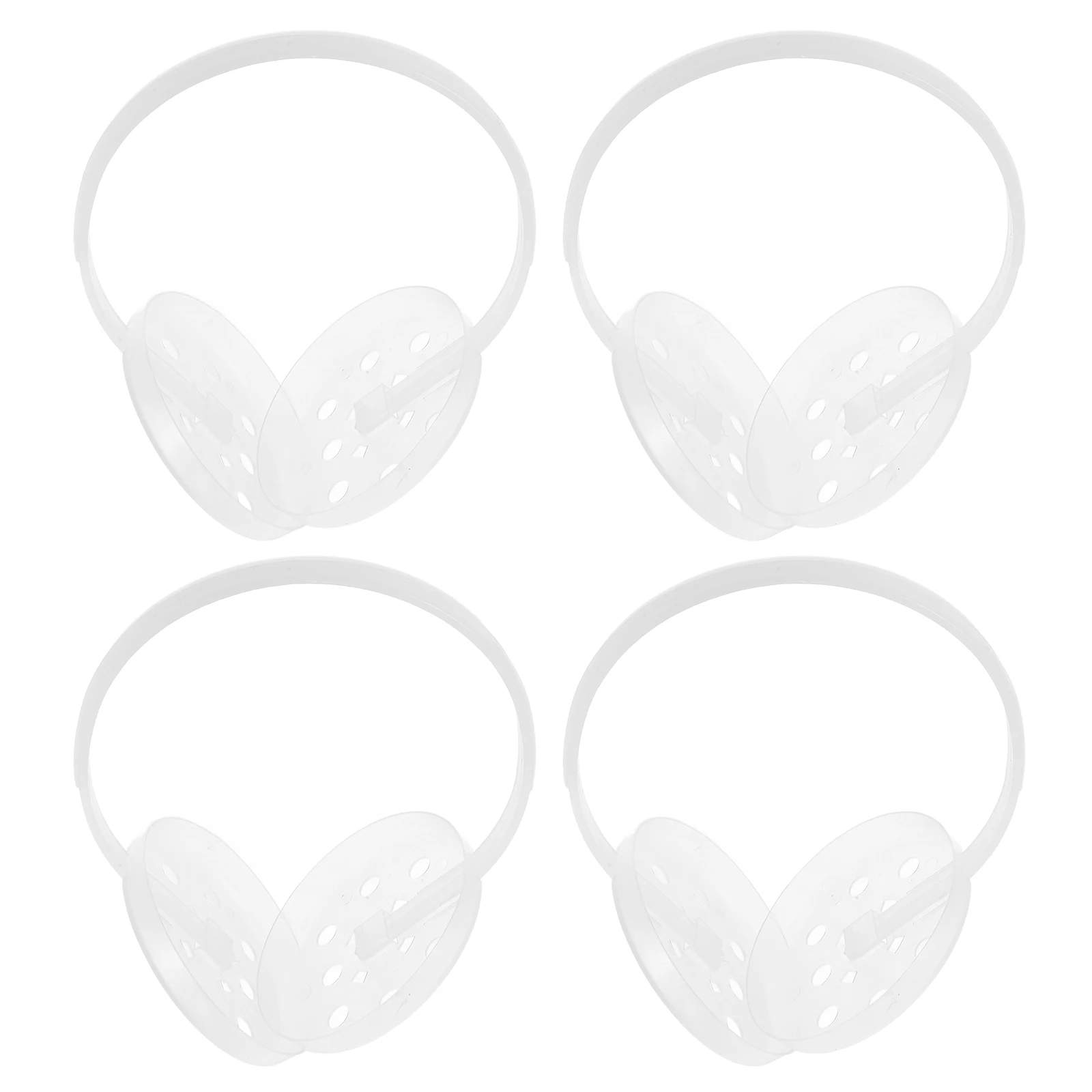 

4pcs Adjustable Plastic Earmuff Inner Support Frame Replacement Parts Comfort Fit for Prolonged Wear Headphones Accessories