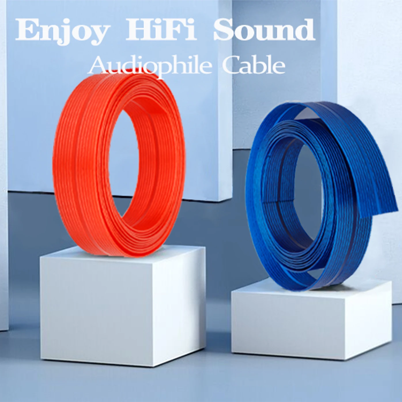 Nordost Blue Heaven Red Dawn Высококачественный посеребренный плоский акустический кабель Аудиофильский плоский громкоговоритель шириной 26 мм для DIY