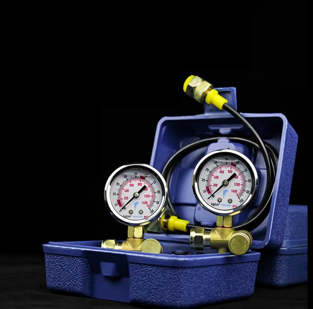 Excavator Hydraulic Breaker Nitrogen Test Nitrogen Pressure Gauge Nozzle Gas Pressure Gauge