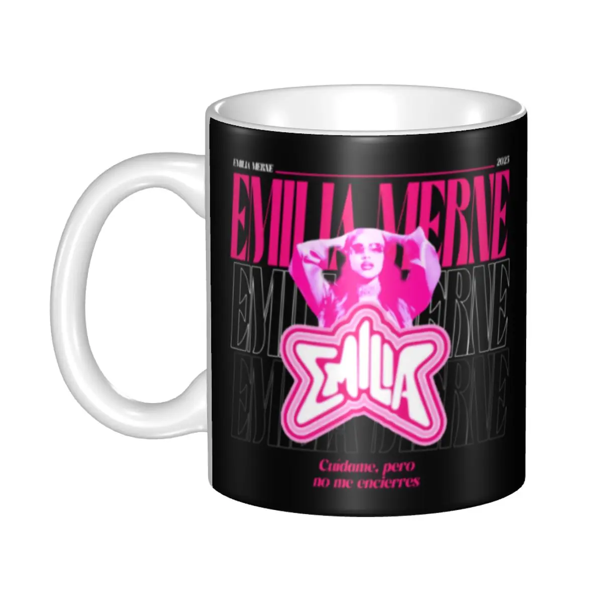 

Argentine Singer Emilia Mernes Coffee Mug DIY Personalized Ceramic Tea Milk Mug Cup