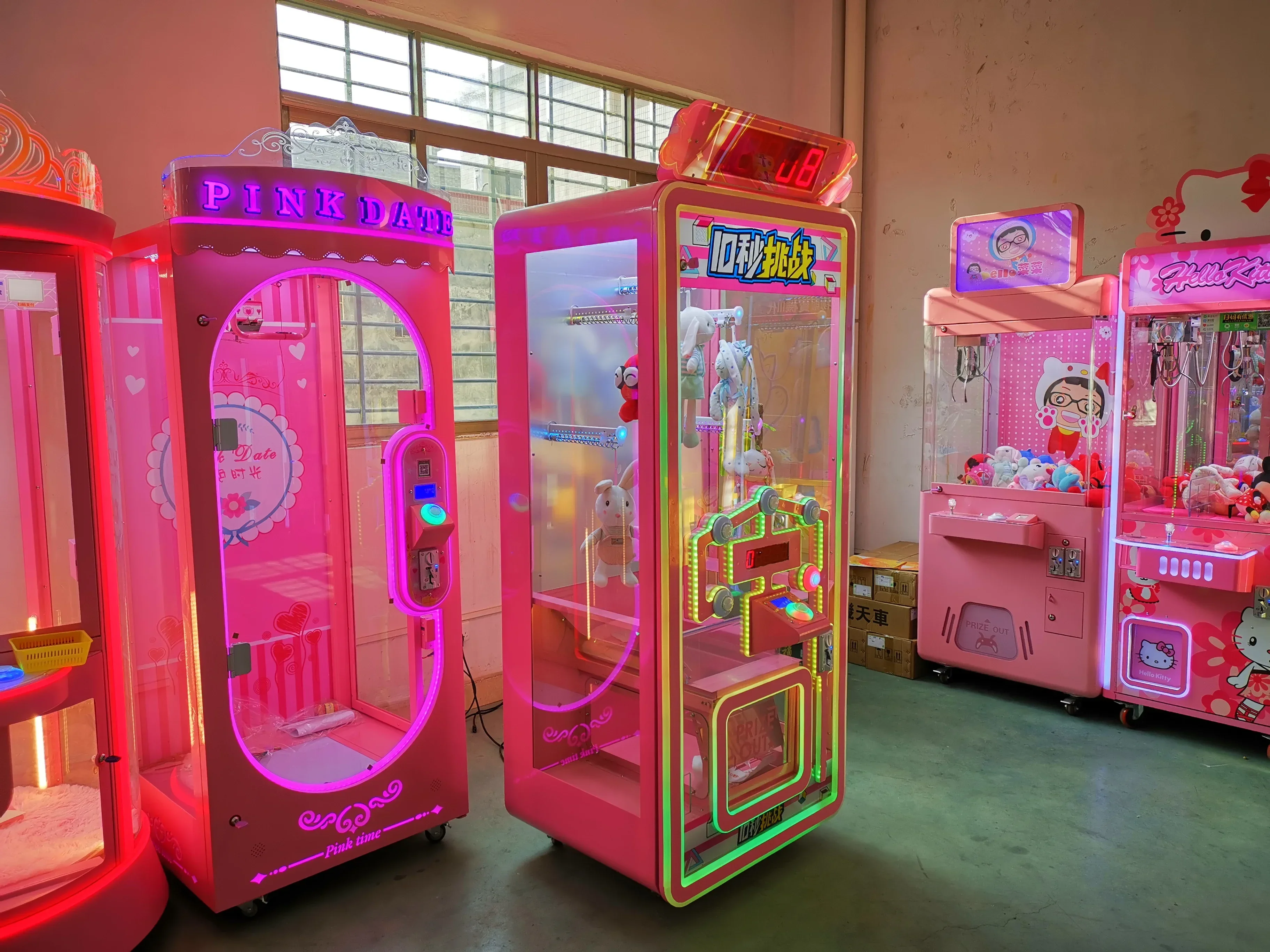 

Торговый игровой автомат с монетопризом, 10-секундный приз Gif для продажи | Лучшая цена коготь машина, сделанная на подбородке A