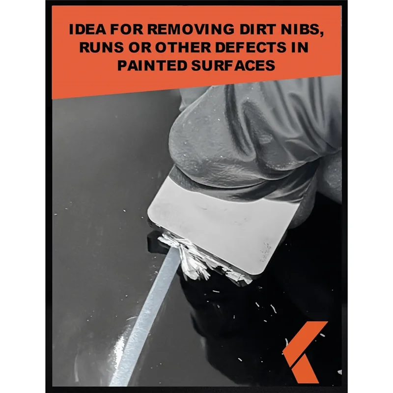 

A27F-Automotive Steel Carbide Scraper Carbide Spot Repair Scraper Painters Denibber Spot Repair Tool 2PC