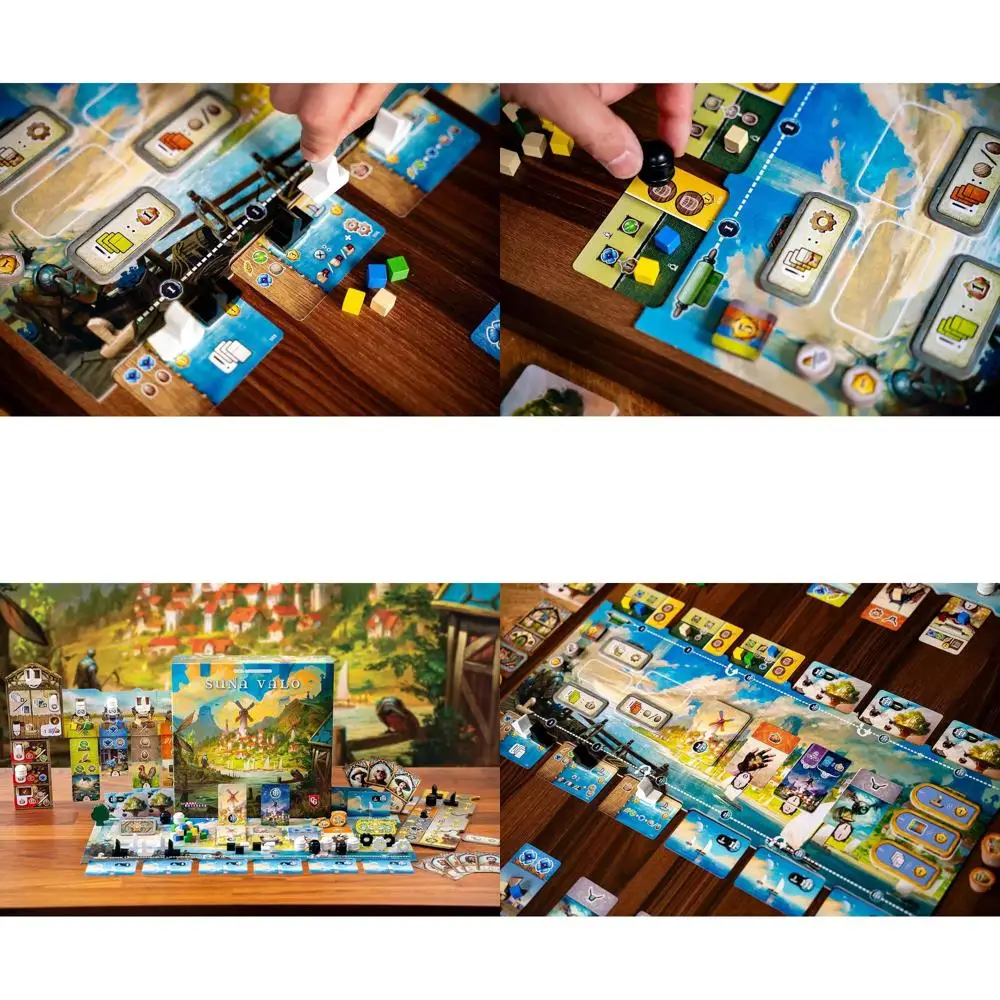 

Suna Valo: A 1-2 Player Farm Strategy Board Game for Ages 14+, 60 Min Playtime, Family-Friendly Resource Management