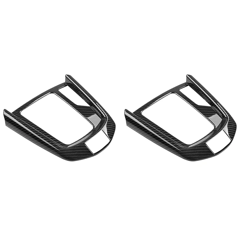 

Well 2X Carbon Fiber ABS Car Central Gear Shift Knob Panel Frame Cover Trim Car Styling For Mazda 2 20-21 CX-3 15-21 RHD
