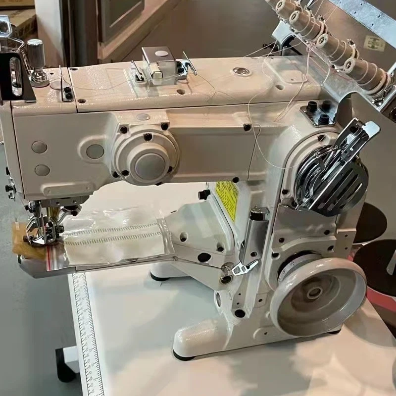 1500 tube type interlock sewing machine, direct drive pig head car, three-needle five-thread sewing machine