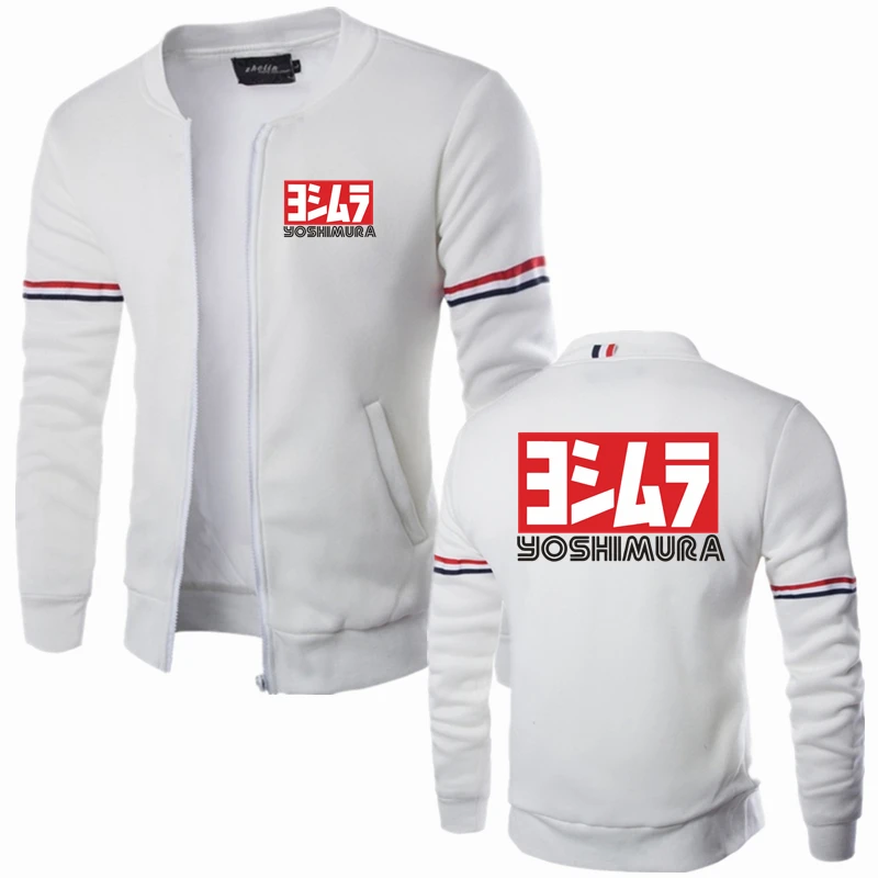 Yoshimura-Veste imprimée en pur coton pour homme, style décontracté, fermeture éclair confortable, mode printemps-automne, nouveau, 2022