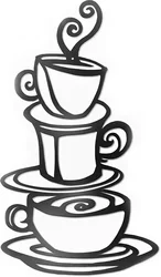 Vintage Metal Coffee Wall Art for Kitchen, 15