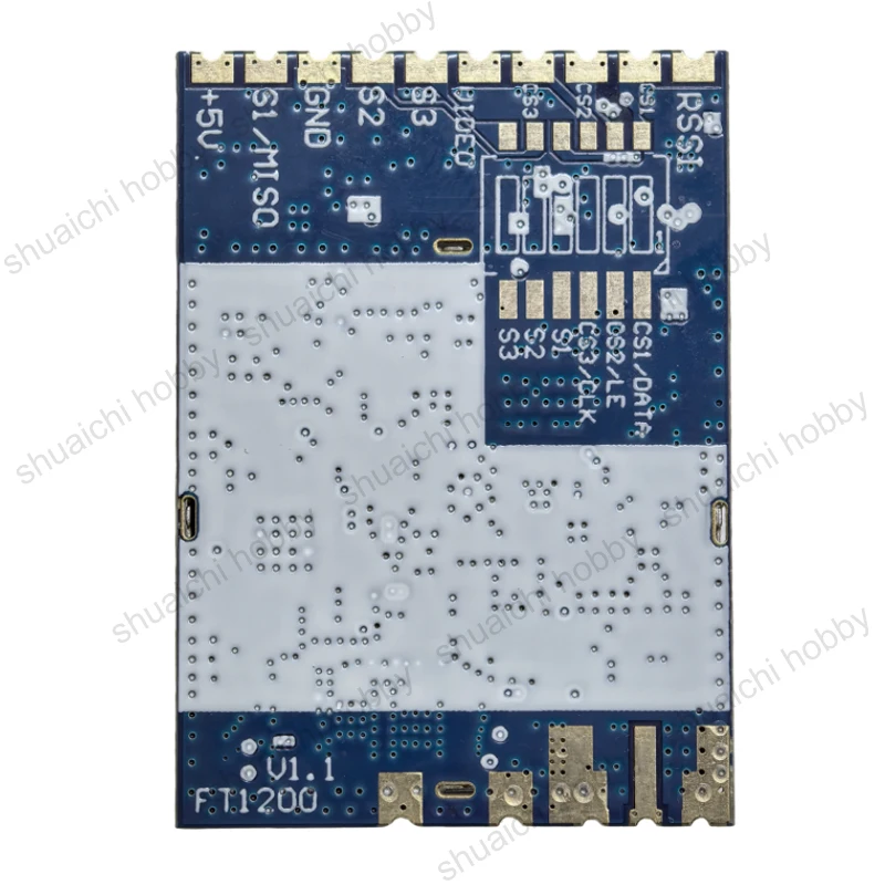1PCS 1.2G~2.2G VRX FT1200 64CH Analog FPV Video Receiver Module 22mv/dBm RSSI for Drone Racing Competition/Aerial Photography