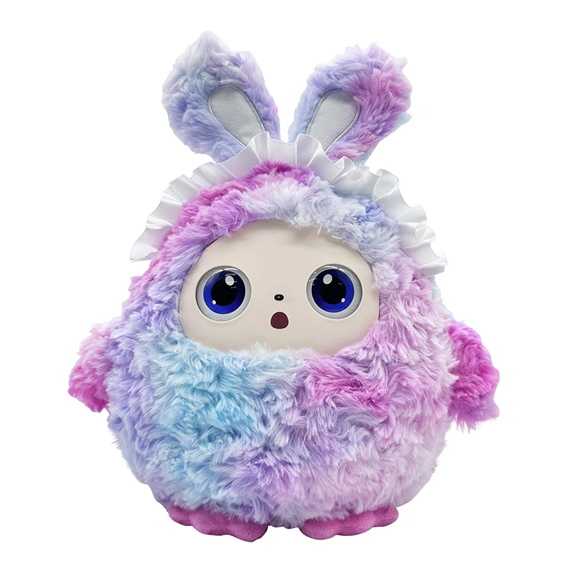 Jopark ODM Kawaii rond Dun Dun Ledodo AI peluche jouet mignon vert doux tissu haute technologie intelligent en peluche jouets éducatifs pour enfants