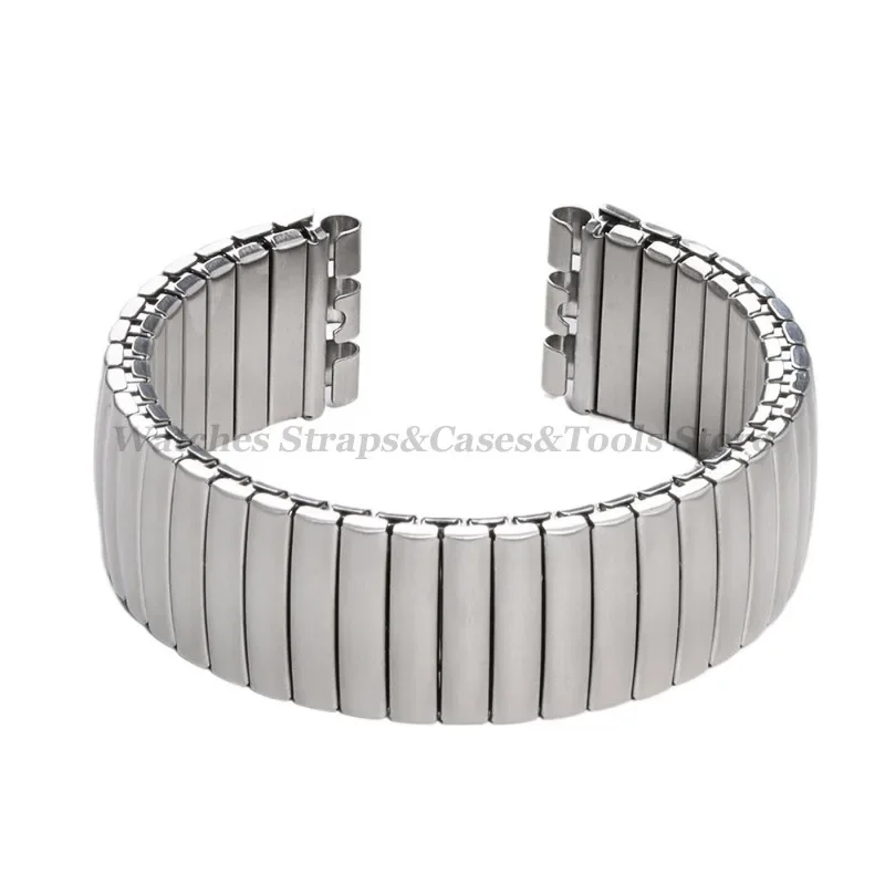 Elastic Metal Watch Band for Swatch Watch Strap 17mm 20mm Stretch Expansion Stainless Watch Strap Men Women Bracelet Accessories image 5