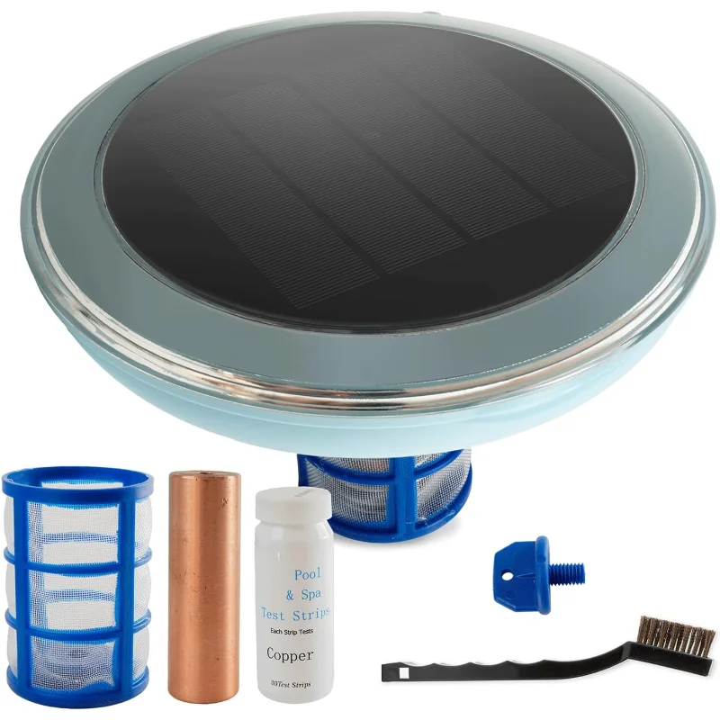 XtremepowerUS Clarificador solar para piscina Reduce el cloro hasta 30.000 gal Previene el purificador de agua nublada