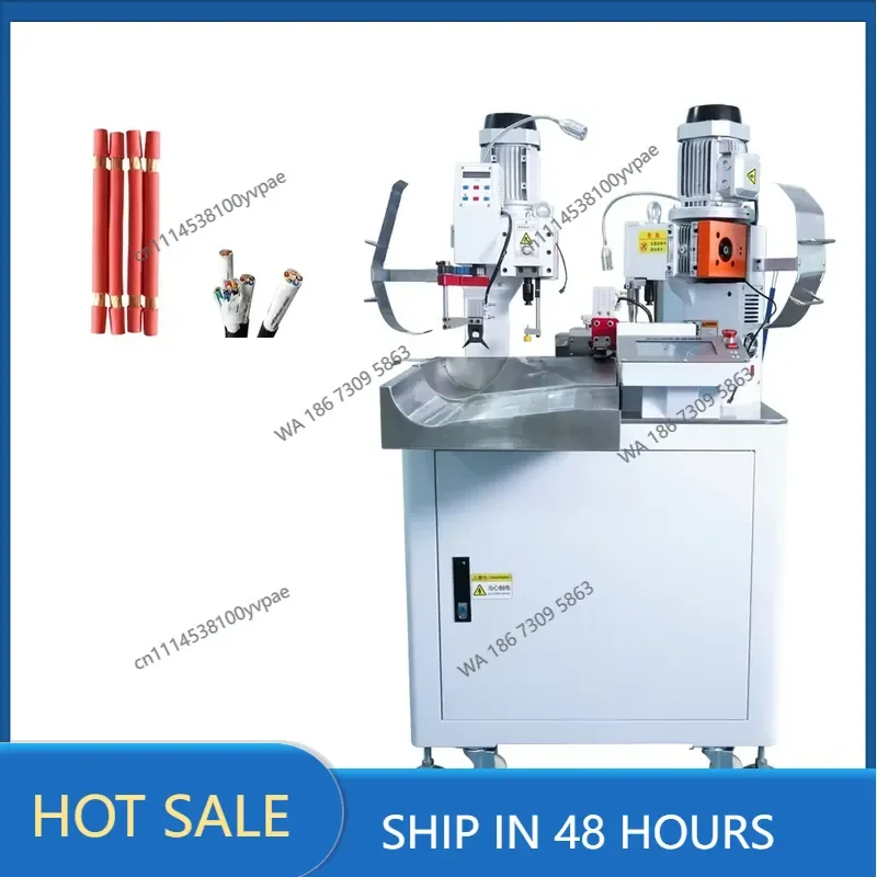 High-speed automatic double-head crimping machine Heavy-duty terminal crimping machine Single-wire tying machine