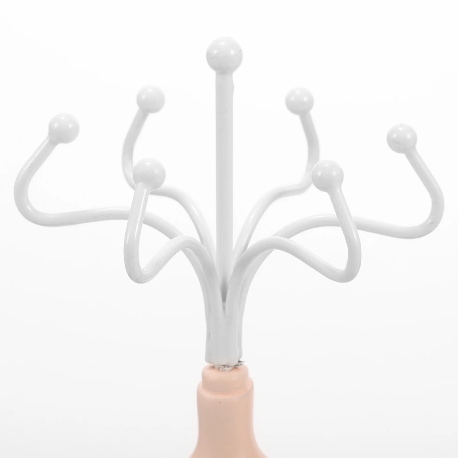 

Jewelry Display Rack Stable Metal Cloth Necklace Holder Desktop Organizer Stand for Home Jewelry Storage Vanity Table Display