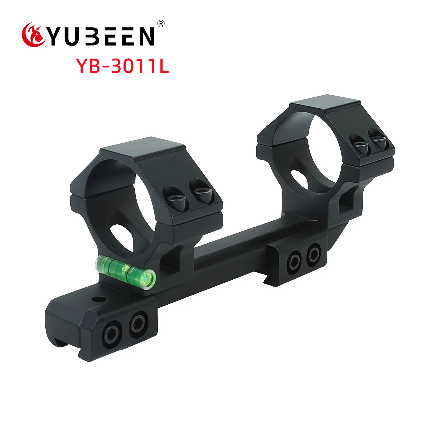 Yuben 3011L Tactical Scope Mount 1 Inch 30mm Optical Sights Rings Cantilever Riflescope Mounts Use For 11mm Picatinny Rails