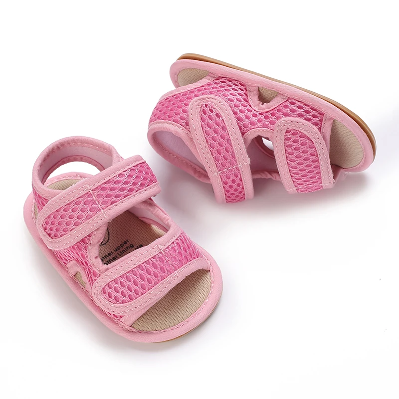 Summer New Breathable Baby Sandals Baby Shoes Anti Slip Soft Sole Lightweight Walking Shoes