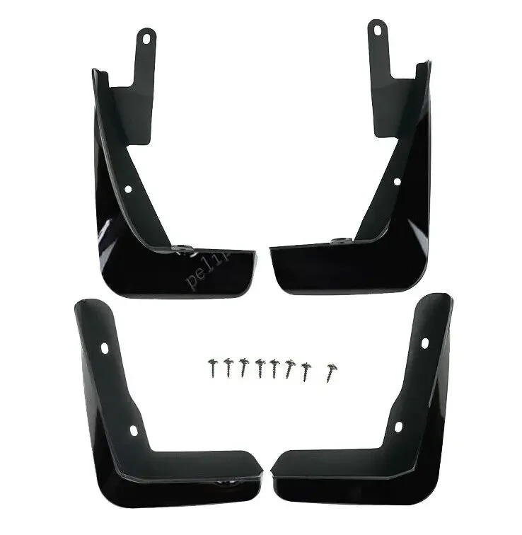For Lexus IS 13-20 300 350 gloss black ABS Front Rear L&R Mud Flap Splash Guard