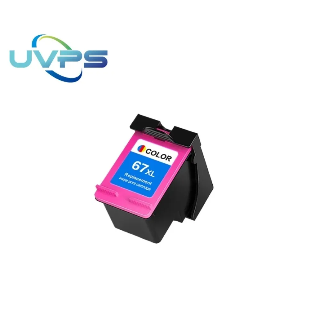 High-Capacity High Quality for HP67 67XL Ink Cartridge Inkjet for HP 67 ENVY 6020 6420 6052 6055 6058 Deskjet 1225 2732 Printer