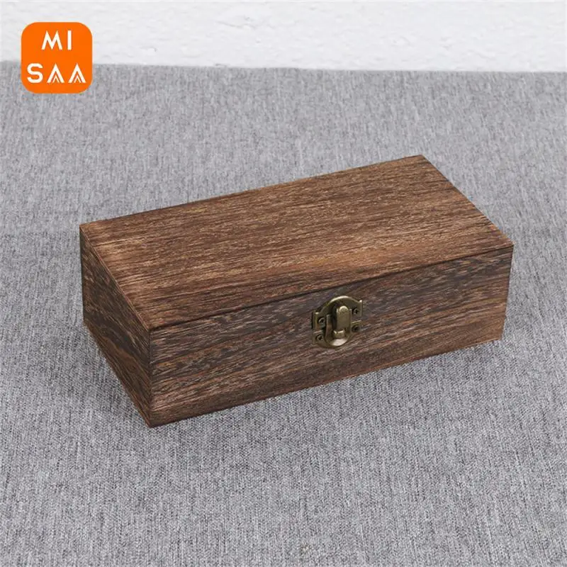 Storage Hand Decoration Wooden Box Adopting A Retro Style No Chemical Additives Light Weight Small Size Gift Packing Box