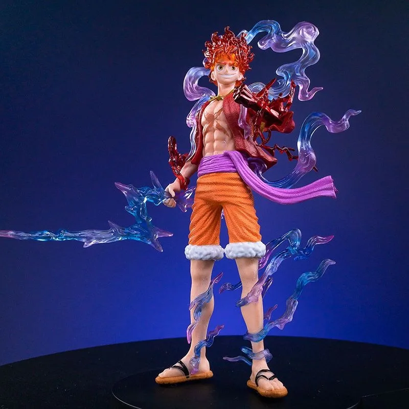 

20cm/7.87in Anime One Piece Figure GEAR 5 Nika Sun God Luffy Action Figures Pvc Statue Collection Model Toys Gifts
