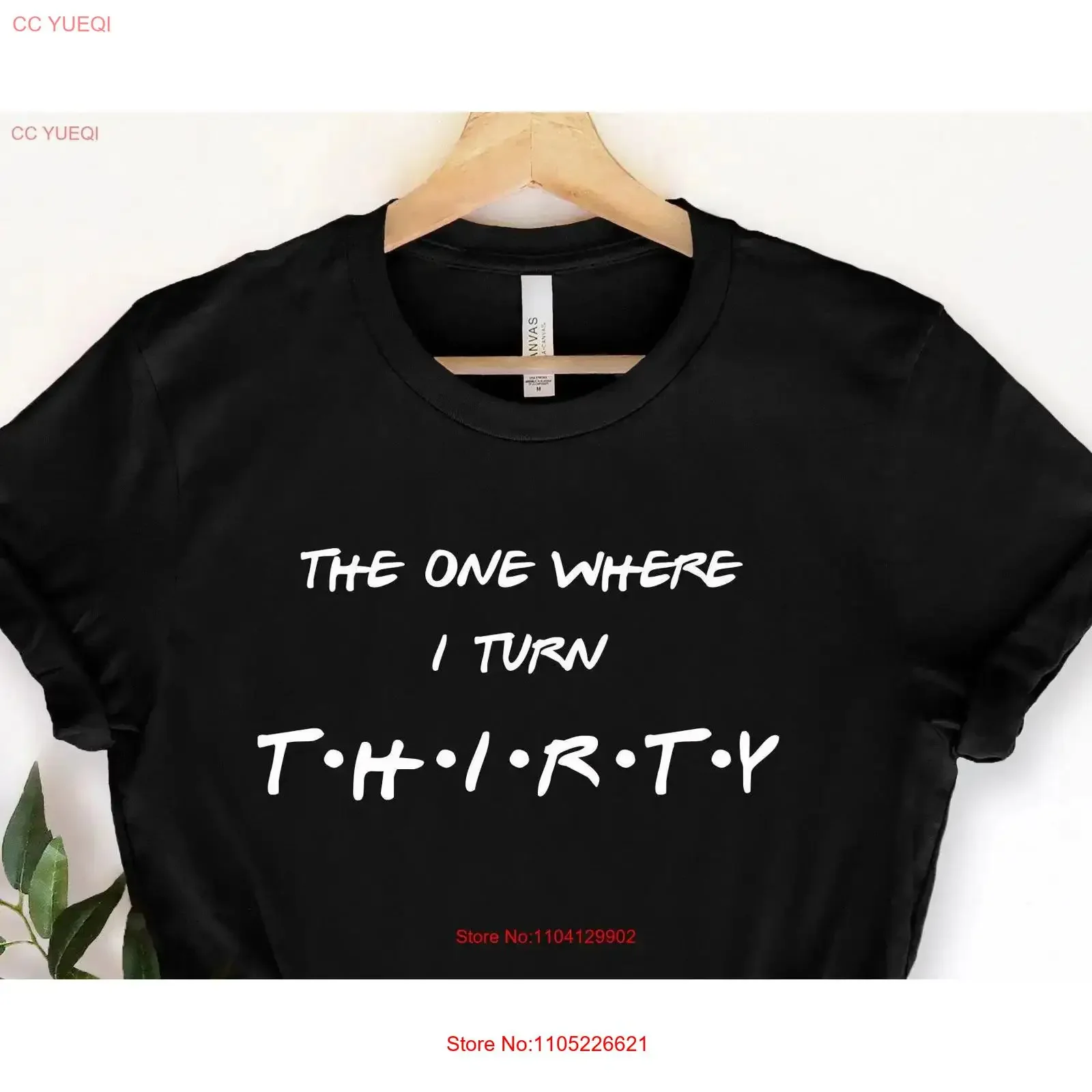The one where I turn 30 T Shirt friends birthday thirty gift 30th vintage Washed Breathable fashion Casual Comfortable