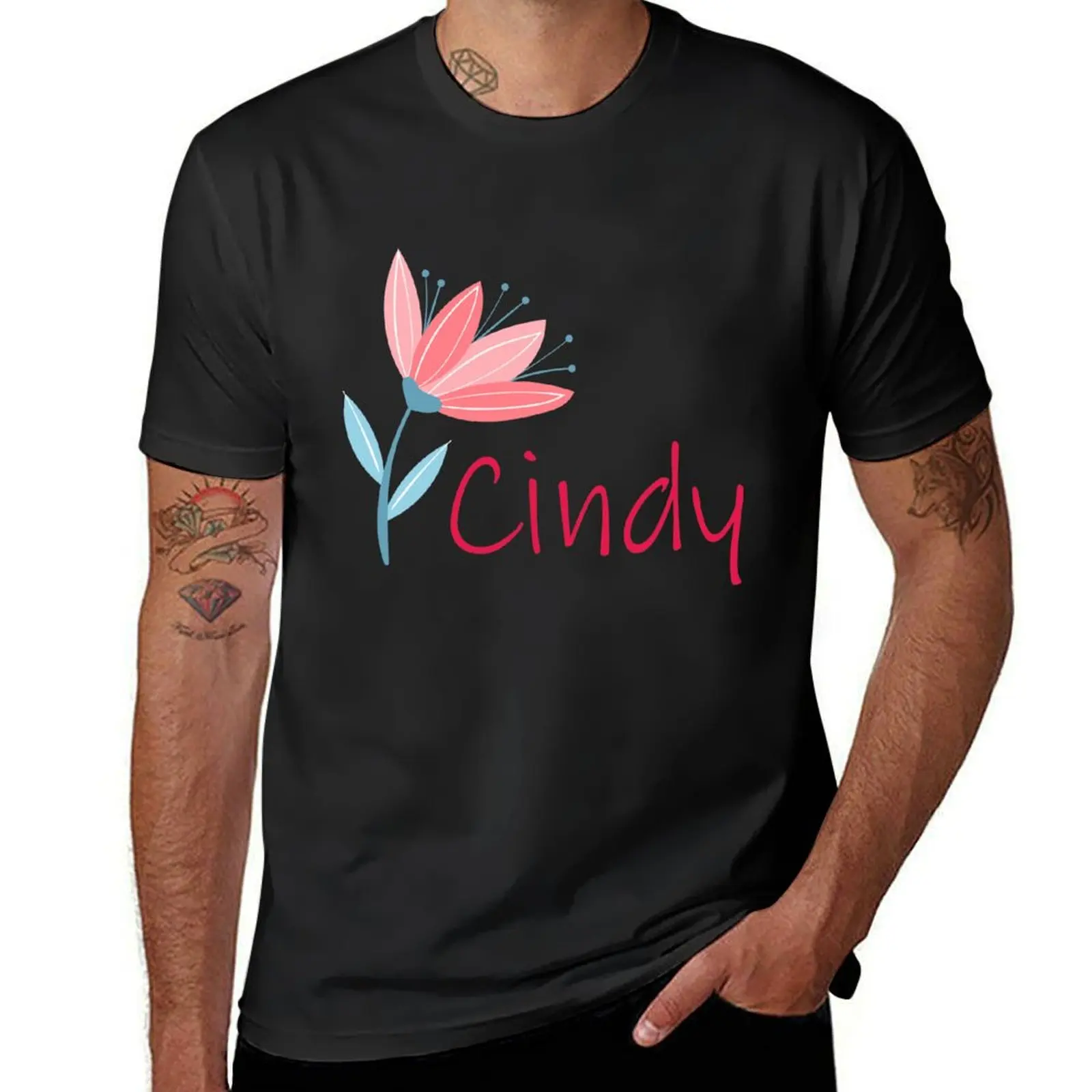 My name is Cindy T-Shirt cute tops blacks black t-shirts for men