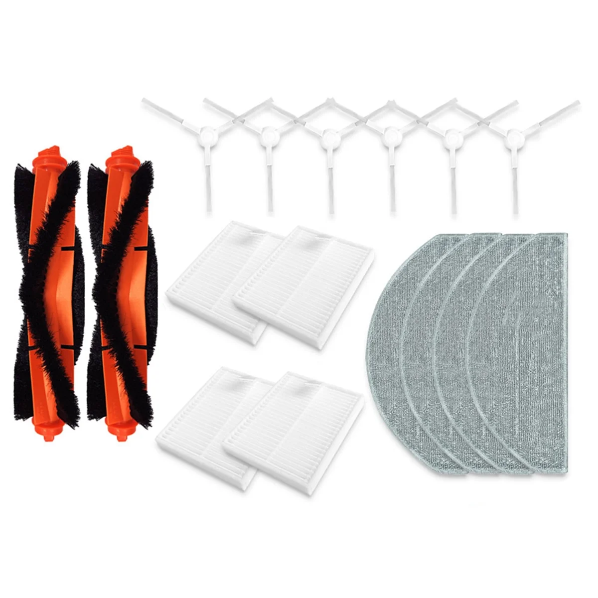 For Xiaomi E10 B112 E12 Robotic Vacuum Cleaner Main Side Brush Mop Cloth Hepa Filter Spare Parts Accessories Sets