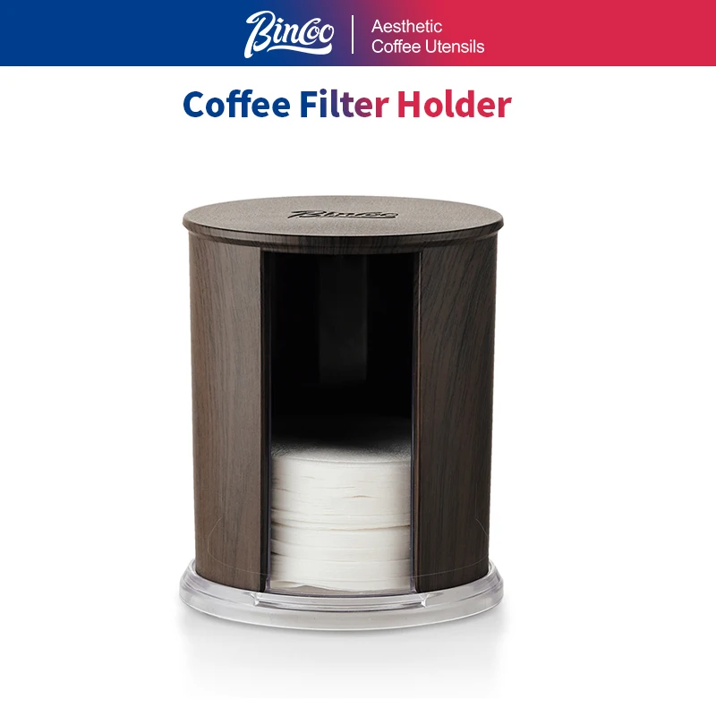 

Bincoo Coffee Circular Filter Paper Storage Box Mocha Pot Special Filter Paper 60mm Handle Powder Bowl Filter Paper 58mm