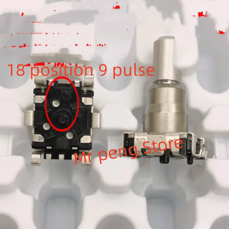 1pcs for GS20 monitor 5 pin 360 degree turn knob for G30E ALPS encoder EC11J1524413 18 position 9 pulse