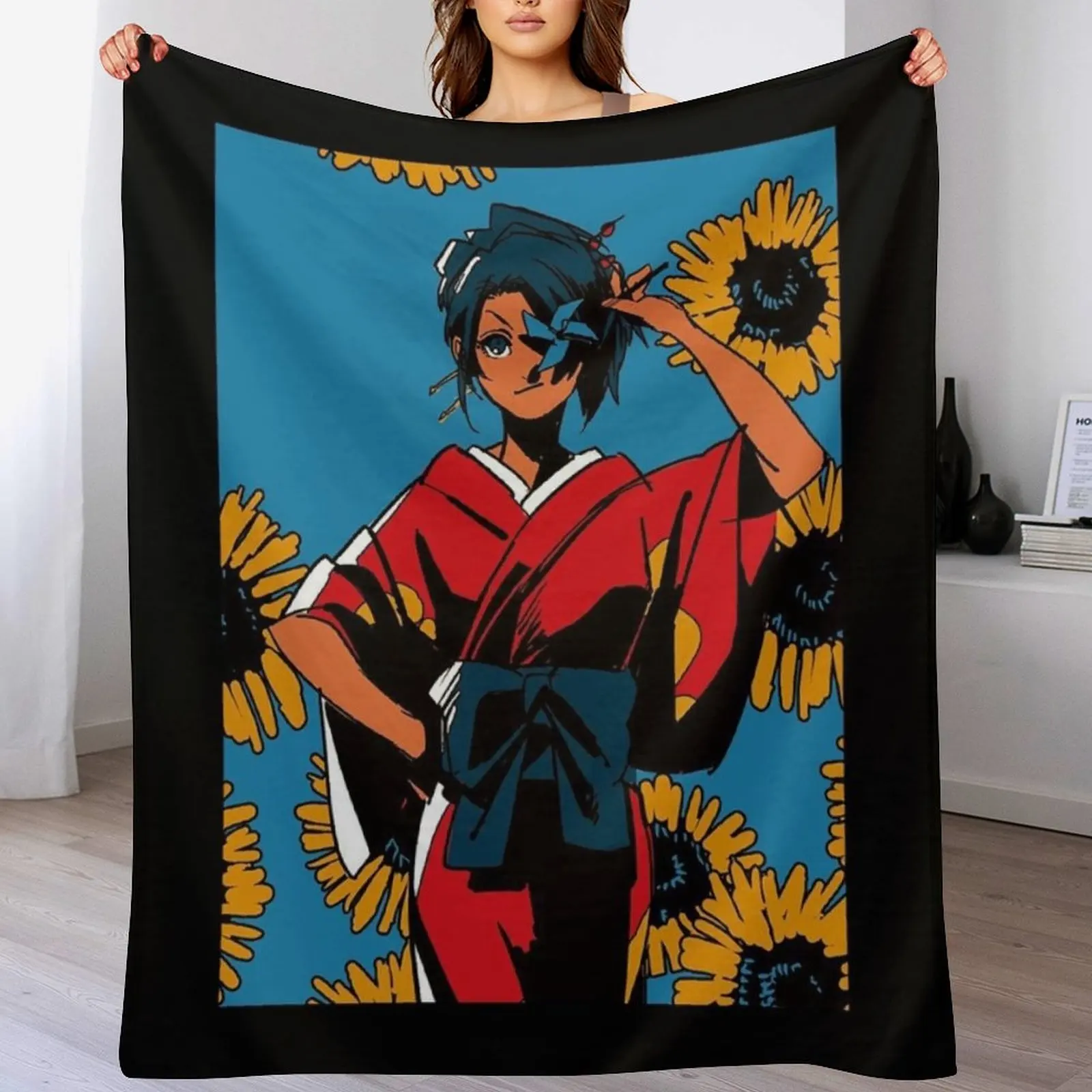 

Samurai Champloo Fuu Spread 1 Throw Blanket
