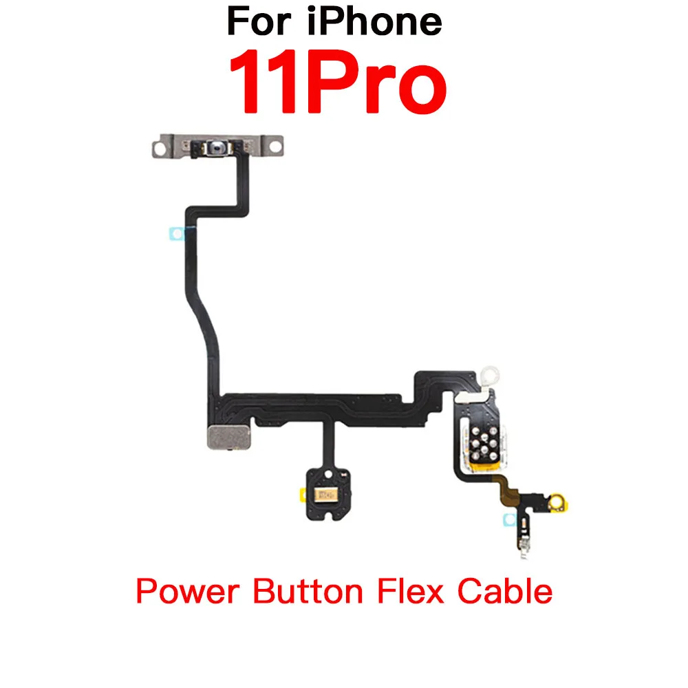 Internal Parts for iPhone 11 Pro Front Camera Power Volume Button Loud Ear Speaker Flex Cable Bracket Screws Taptic Engine