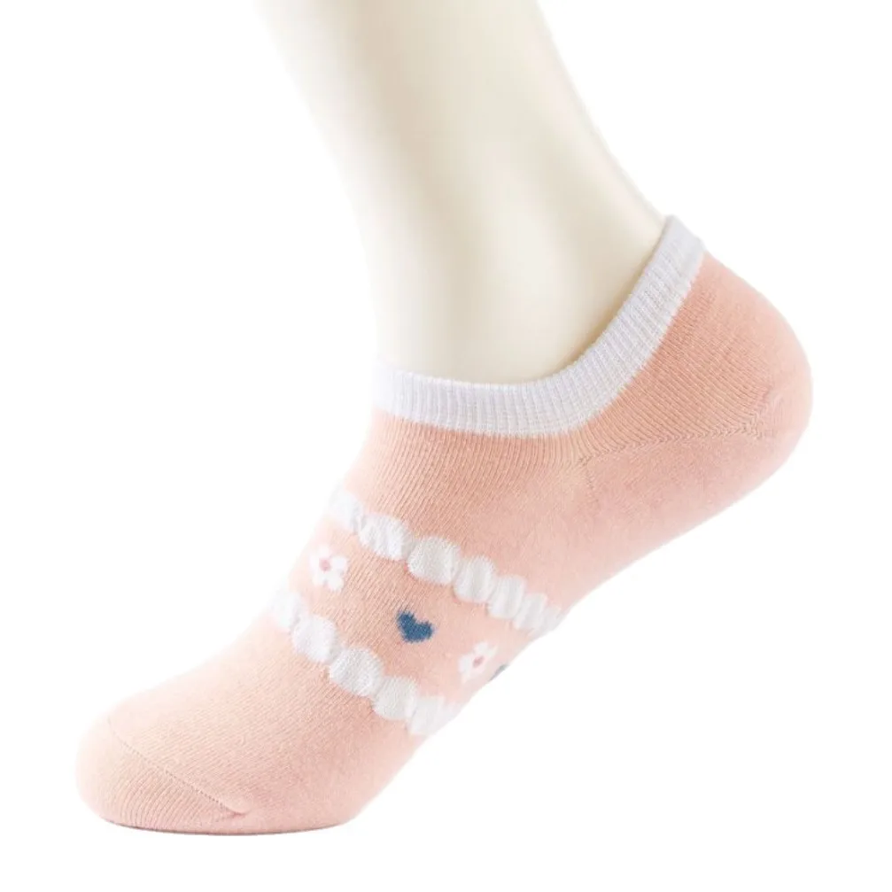 10 قطعة جورب رياضي جديد طاقم فستان الترفيه الرجال رياضي عشوائي المرأة الصيف رقيقة غير مرئية لطيف مخطط النساء امتصاص العرق 1W63