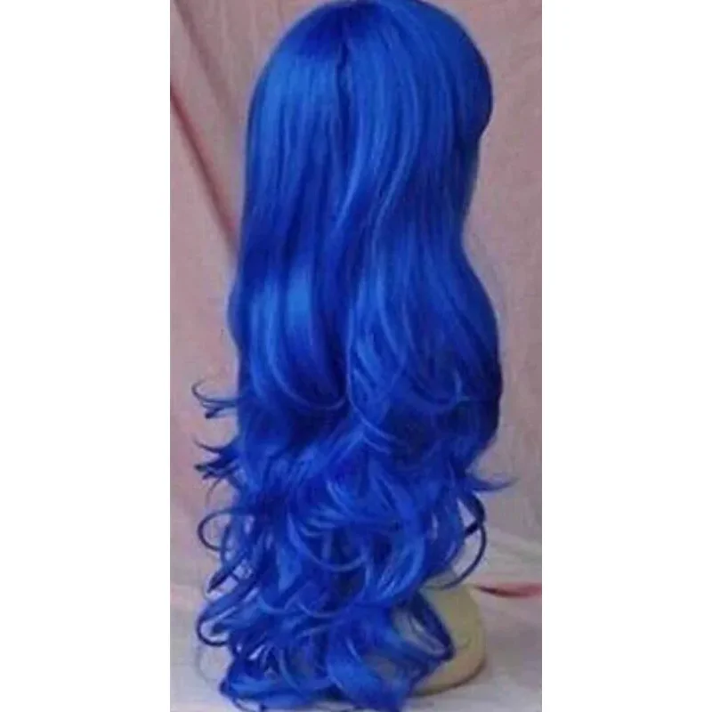 WIG  new long full blue Heat resistant wig