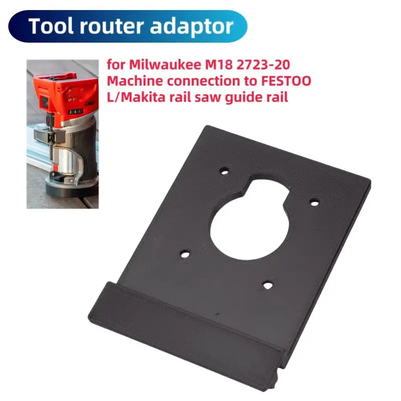 

For Milwaukee M18 2723-20 Router Adapter to Festool or Makita Track Saw Guide Rail(Only Adapter)