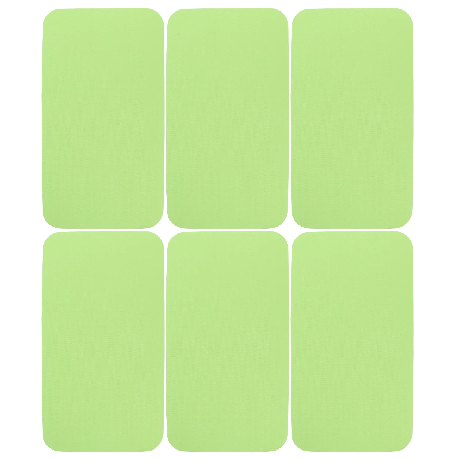 

6pcs Yoga Knee Pad 39X0.6Cm Thick Non-Slip For Yoga Pilates Floor Workouts Kneeling Cushion Exercise Mat Extension Fitness