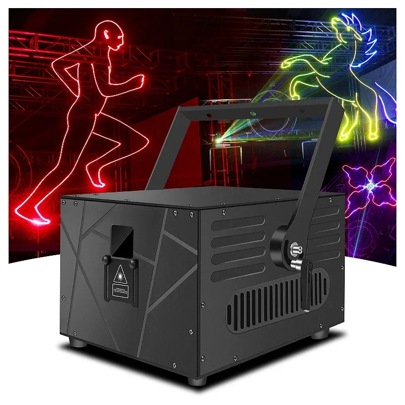 

Laser Projector Animation Laser Light for Disco Stage Theater Red Green Blue Scanner Lamp with Control