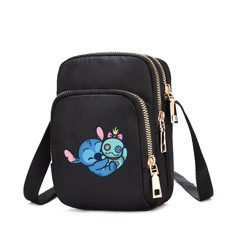 2024 Disney Lilo & Stitch Crossbody Bags For Women Fashion Design Underarm 2024 Solid Color Female Shoulder Bag Female Handbag